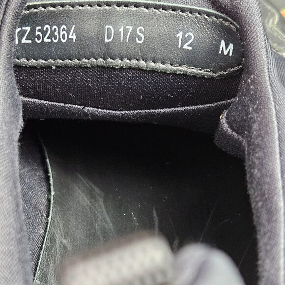 Salvatore Ferragamo Columbia Slip On Sneakers Mens Size 12 M Black White Comfort - Picture 12 of 16